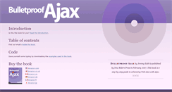 Desktop Screenshot of bulletproofajax.com